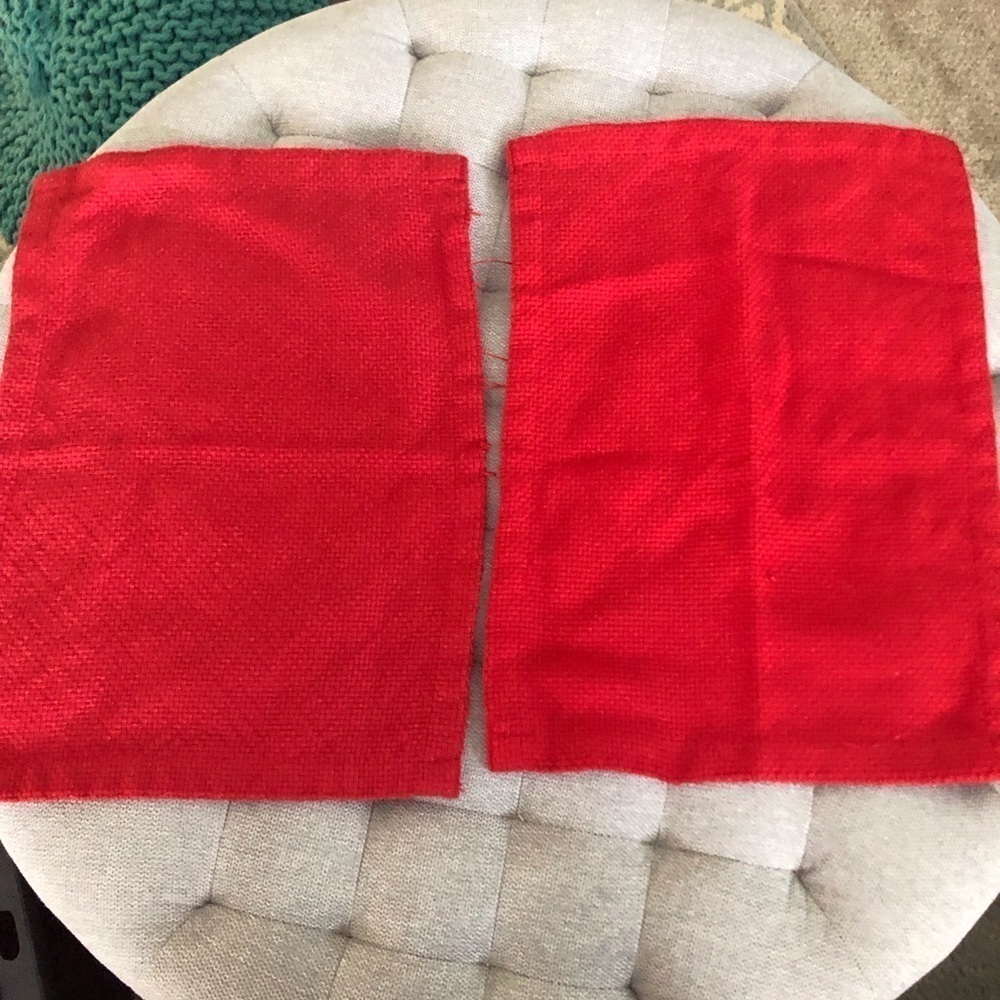 Christmas Red square placemats set of 2